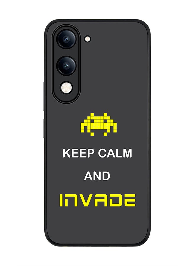 For vivo Y04 / Y29t 5G Case,Slim fit Camera Protection, Shockproof Thin Phone cover  - Keep Calm And Invade